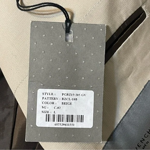 givenchy beige cotton blazer Large - Picture 9 of 13